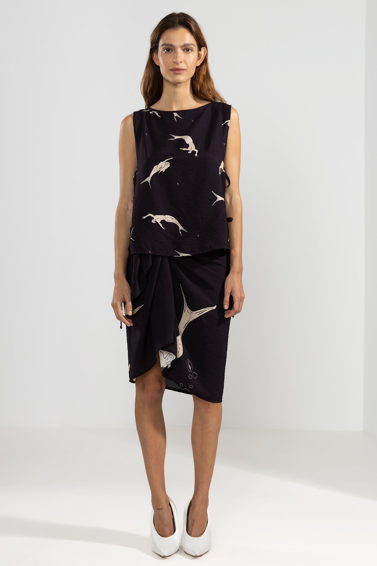 Top Flo Mermaid Black - Polonio Uruguay