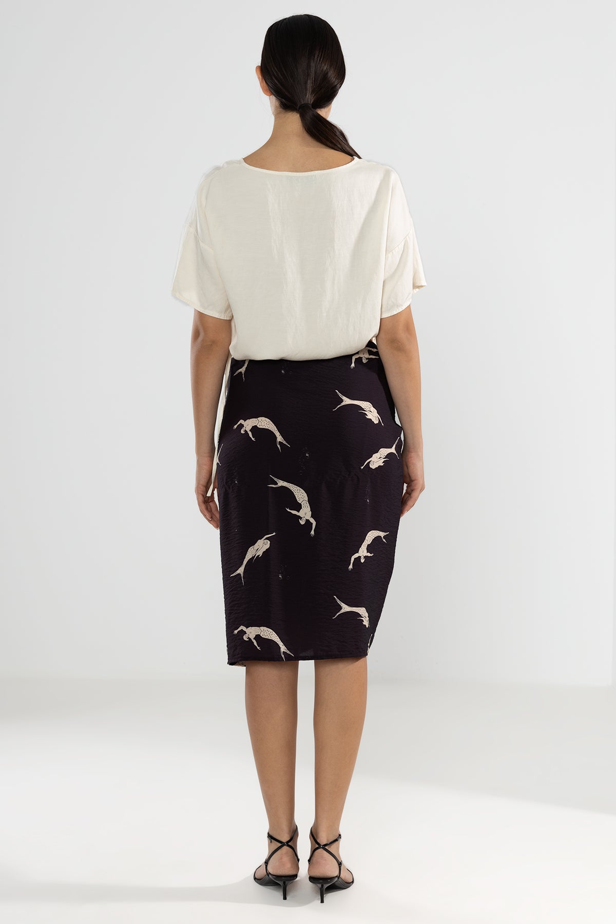 Top Manga Corta Crema - Polonio Uruguay