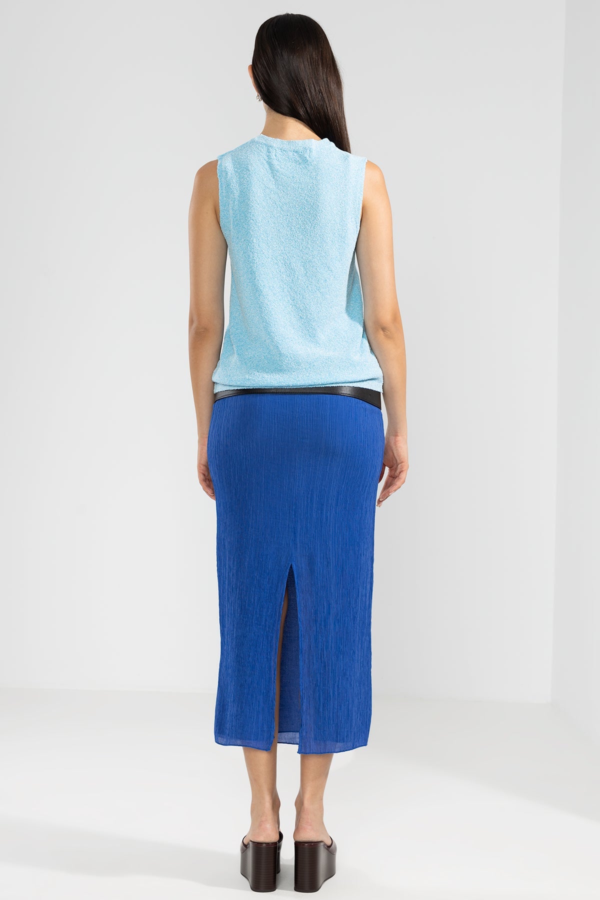 Top Tee Tejido Sky - Polonio Uruguay