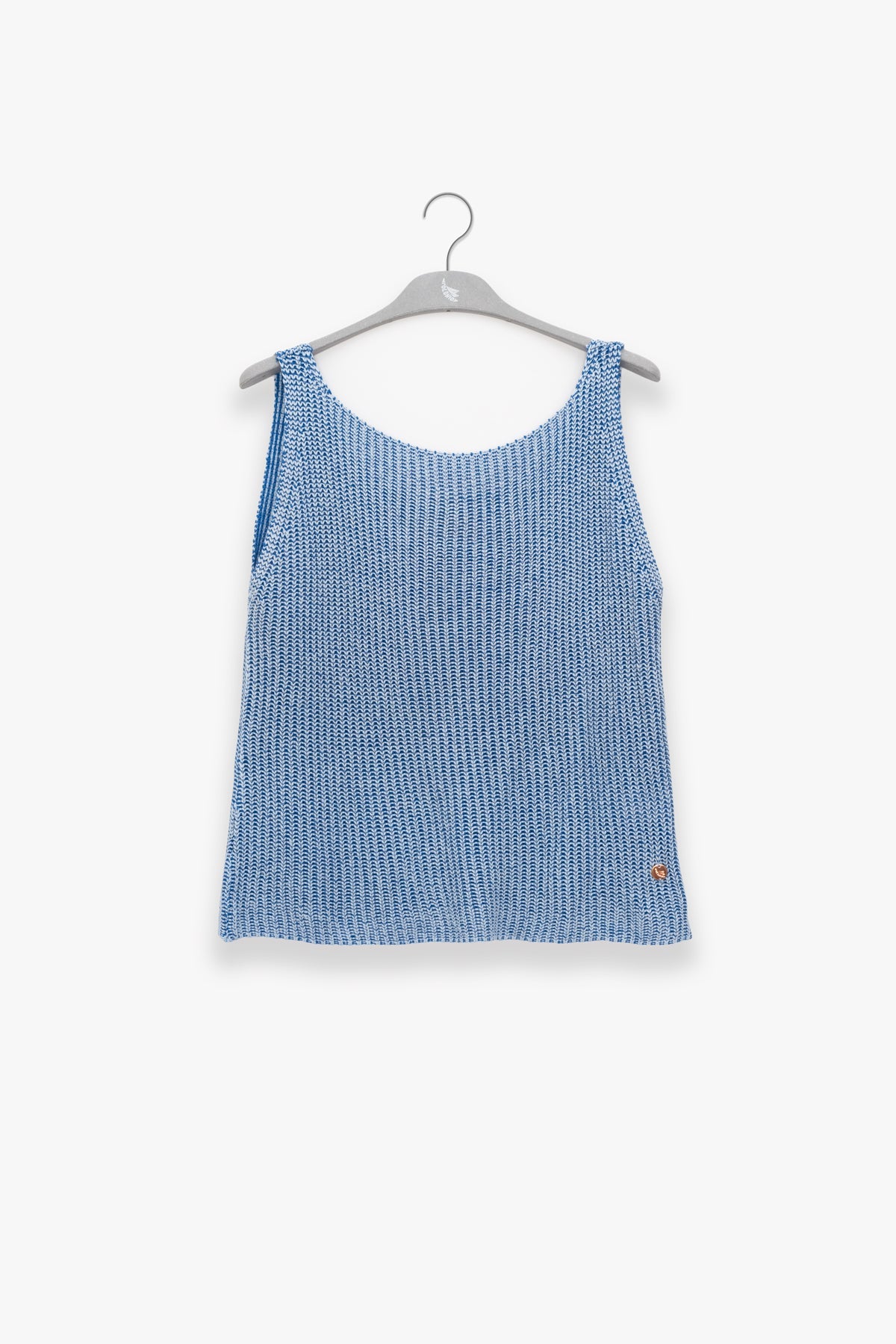 Top Tejido Eli Celeste - Polonio Uruguay