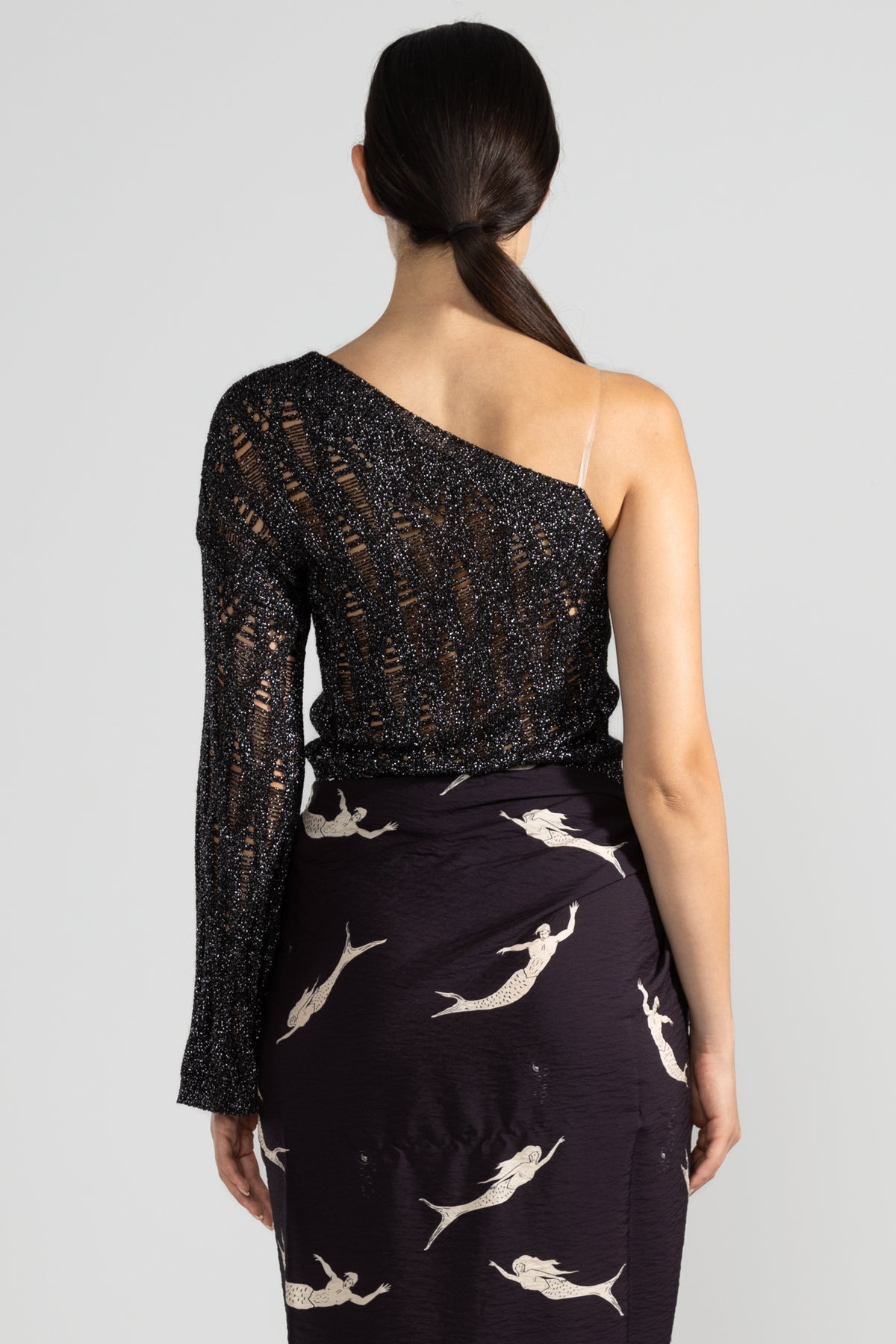 Top Tejido Lara Negro - Polonio Uruguay