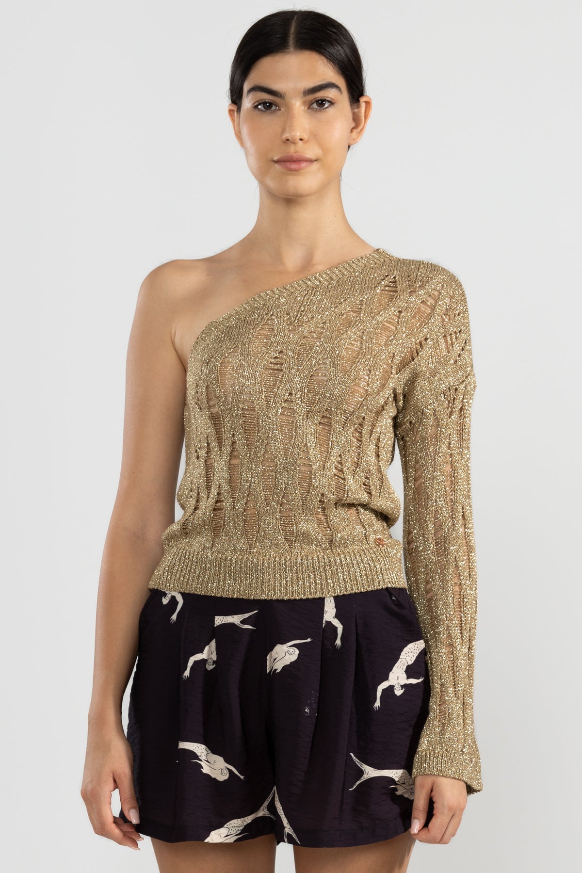 Top Tejido Lara Oro - Polonio Uruguay