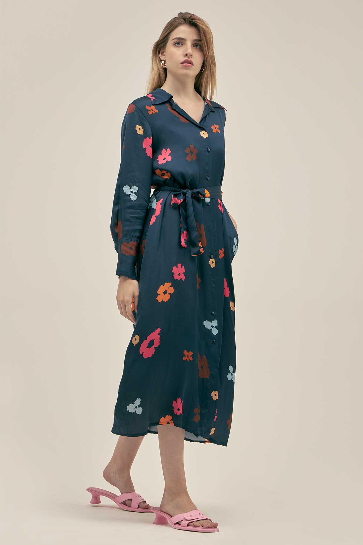 Vale Long Shirt Poppy Night - Polonio Uruguay