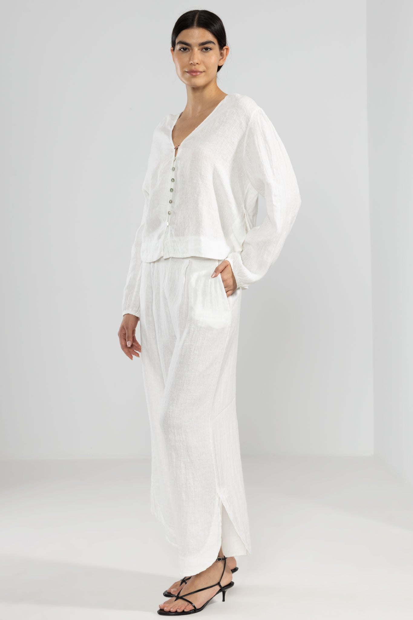 Vale Pants Blanco - Polonio Uruguay