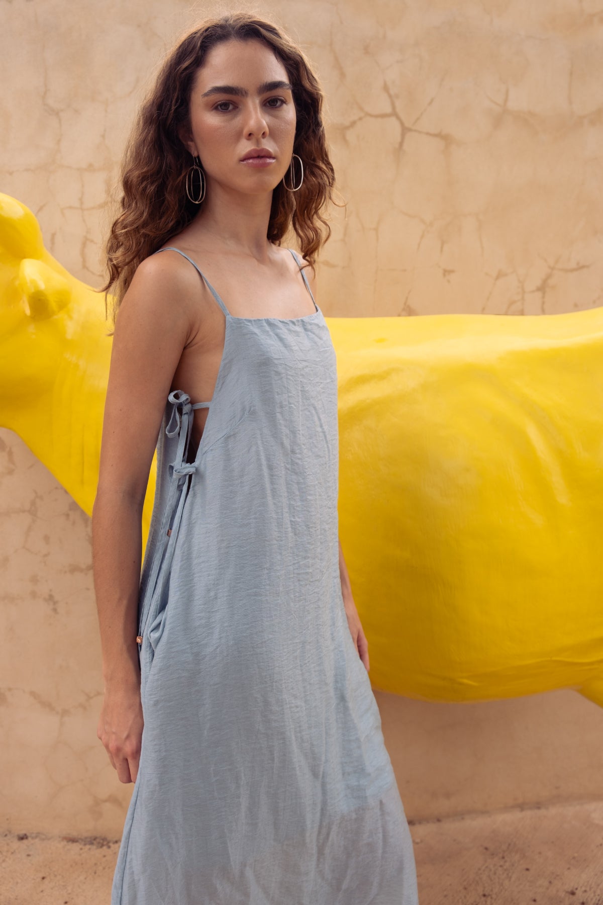 Vestido Abby Aqua - Polonio Uruguay