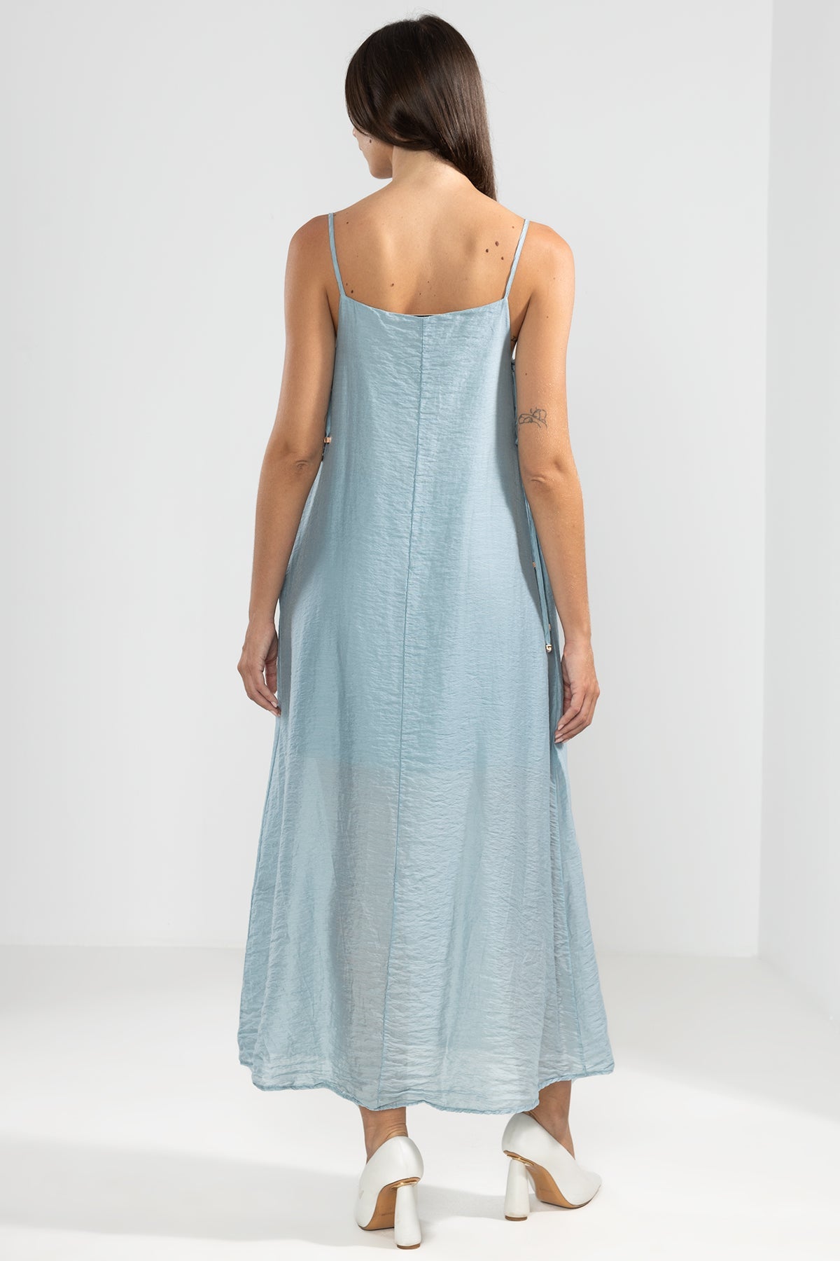 Vestido Abby Aqua - Polonio Uruguay