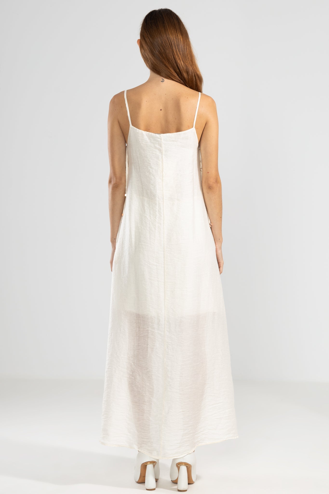 Vestido Abby Crema - Polonio Uruguay