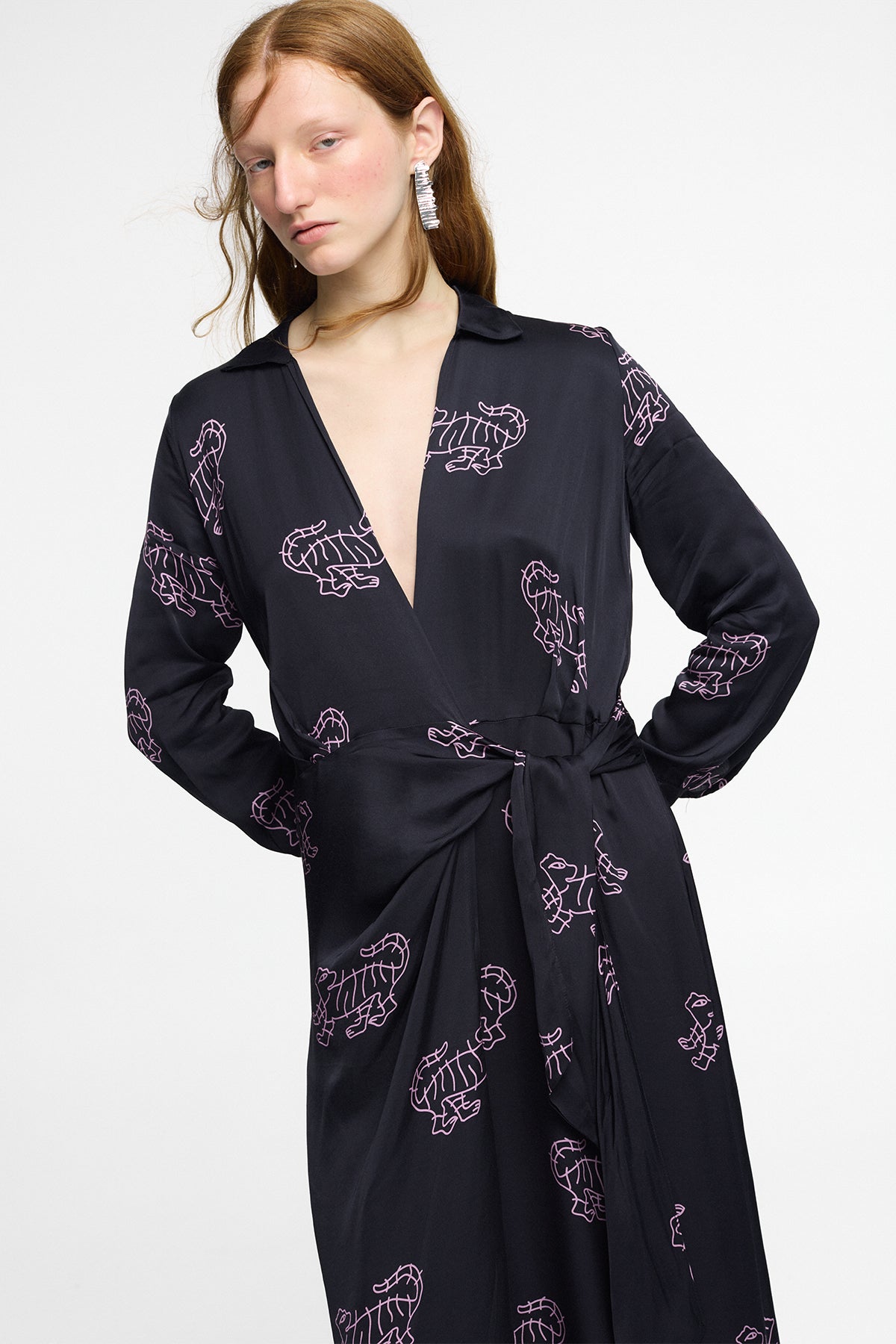 Vestido Ele Tigress Negro - Polonio Uruguay