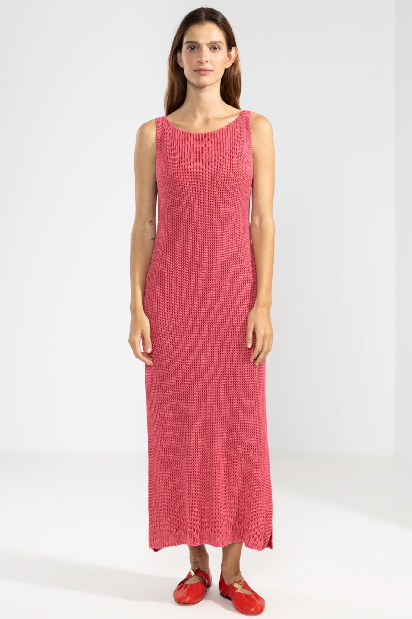 Vestido Eli Tejido Fucsia - Polonio Uruguay