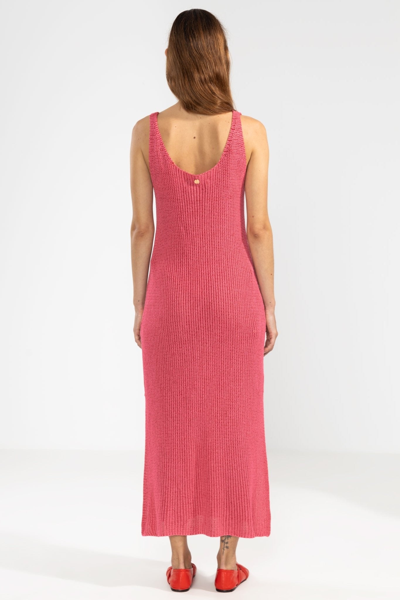 Vestido Eli Tejido Fucsia - Polonio Uruguay