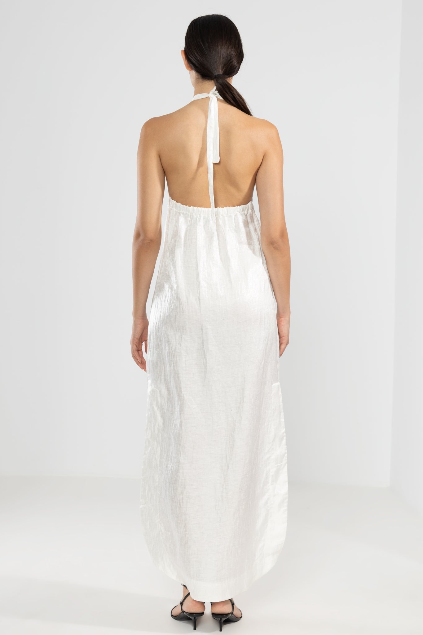 Vestido Halter Vale Blanco - Polonio Uruguay