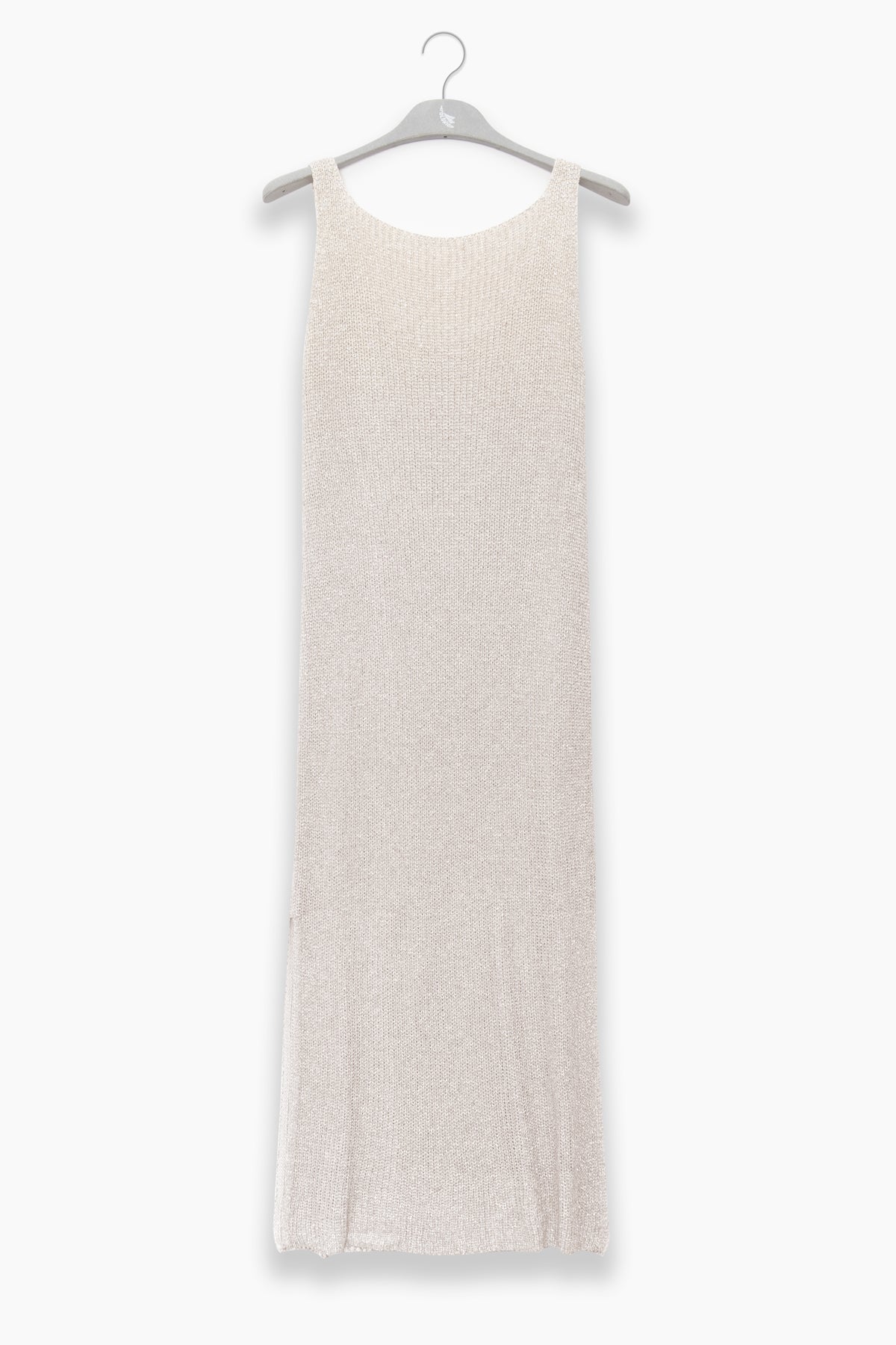 Vestido Knit Lurex Eli Silver - Polonio Uruguay