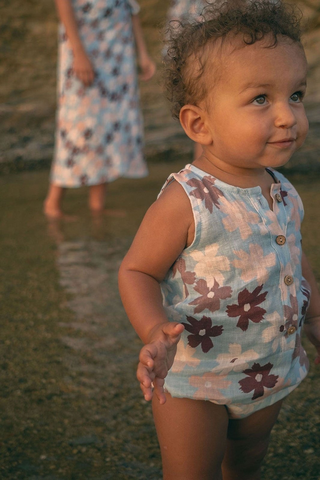 Flowerbed Bebé Tank Onesie Lino - Polonio Uruguay