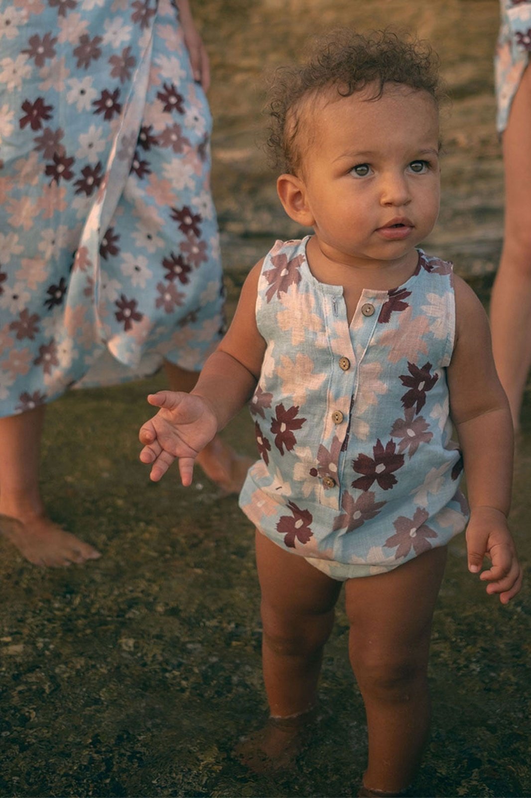 Flowerbed Bebé Tank Onesie Lino - Polonio Uruguay