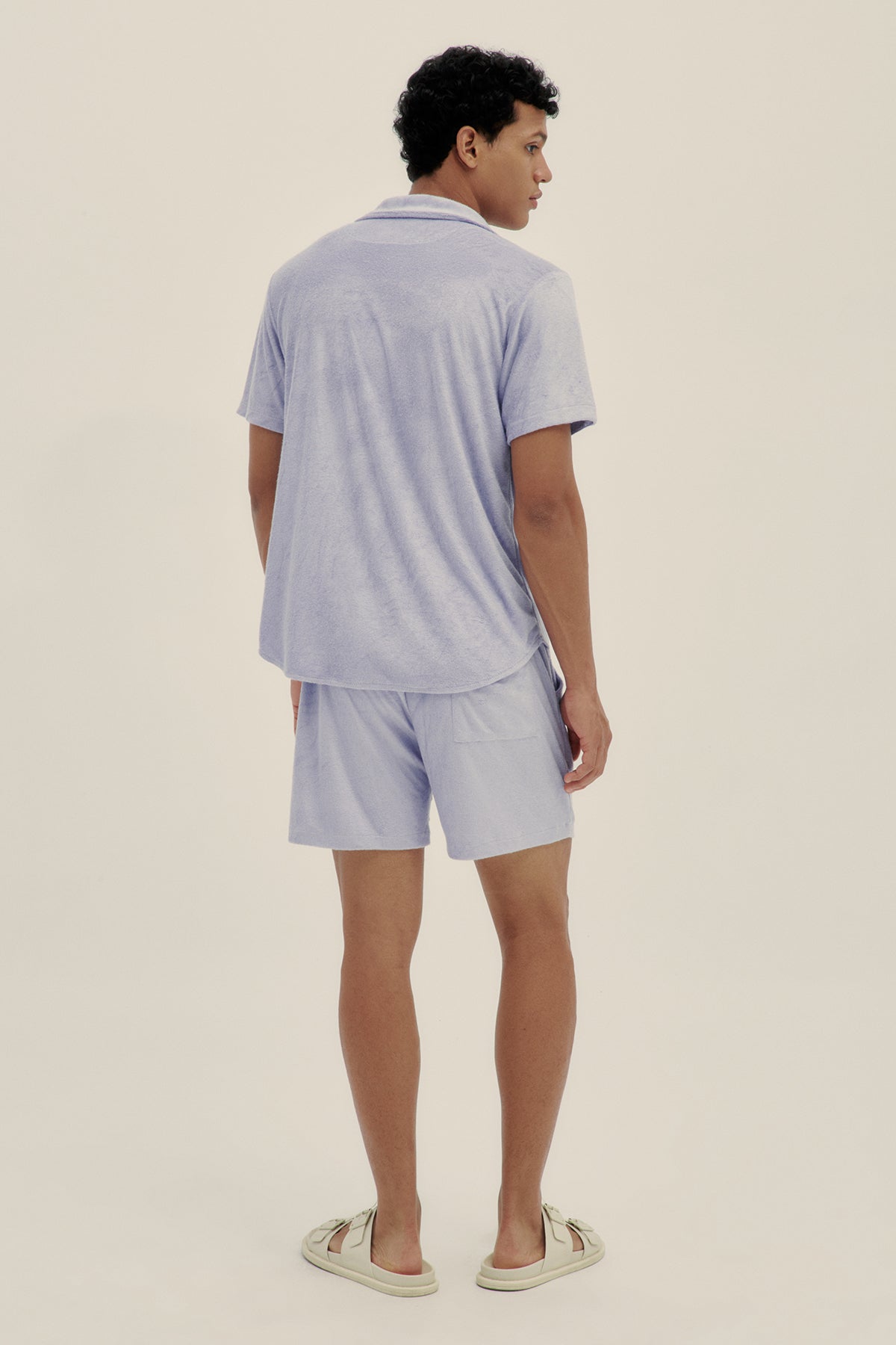 Camisa Terry Lavanda - Polonio Uruguay