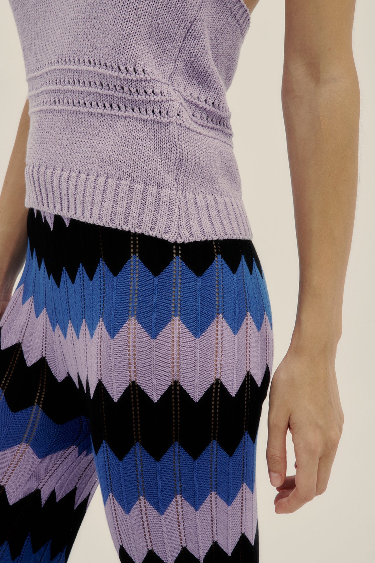 Pantalón Tejido Fefe Lila - Polonio Uruguay