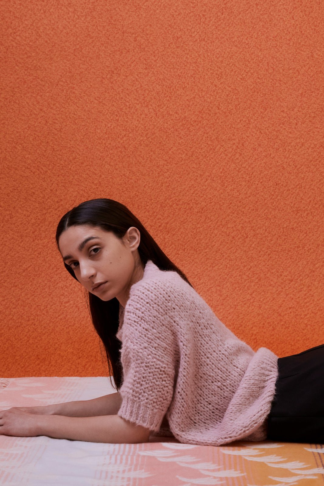 Manta Cashmere Banana Rainbow - Polonio Uruguay