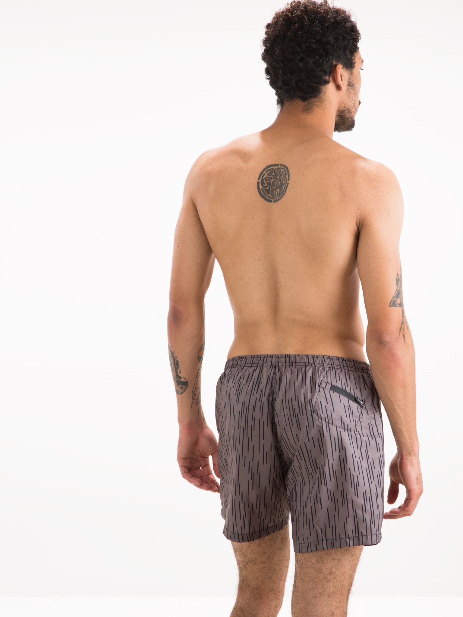 Short de Baño Runner Rains Gris - Polonio Uruguay