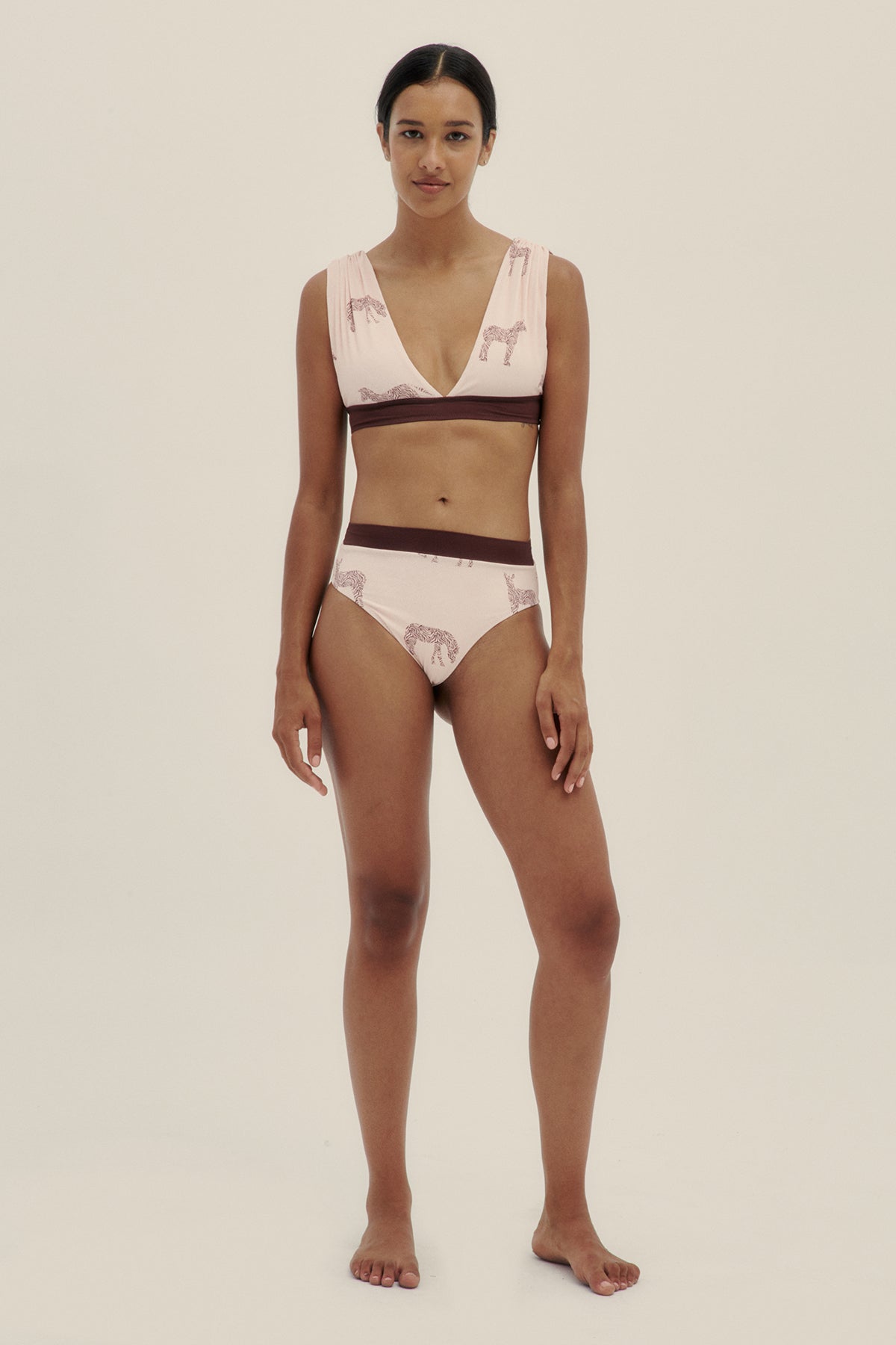 Top Bikini Moni Zebra - Polonio Uruguay