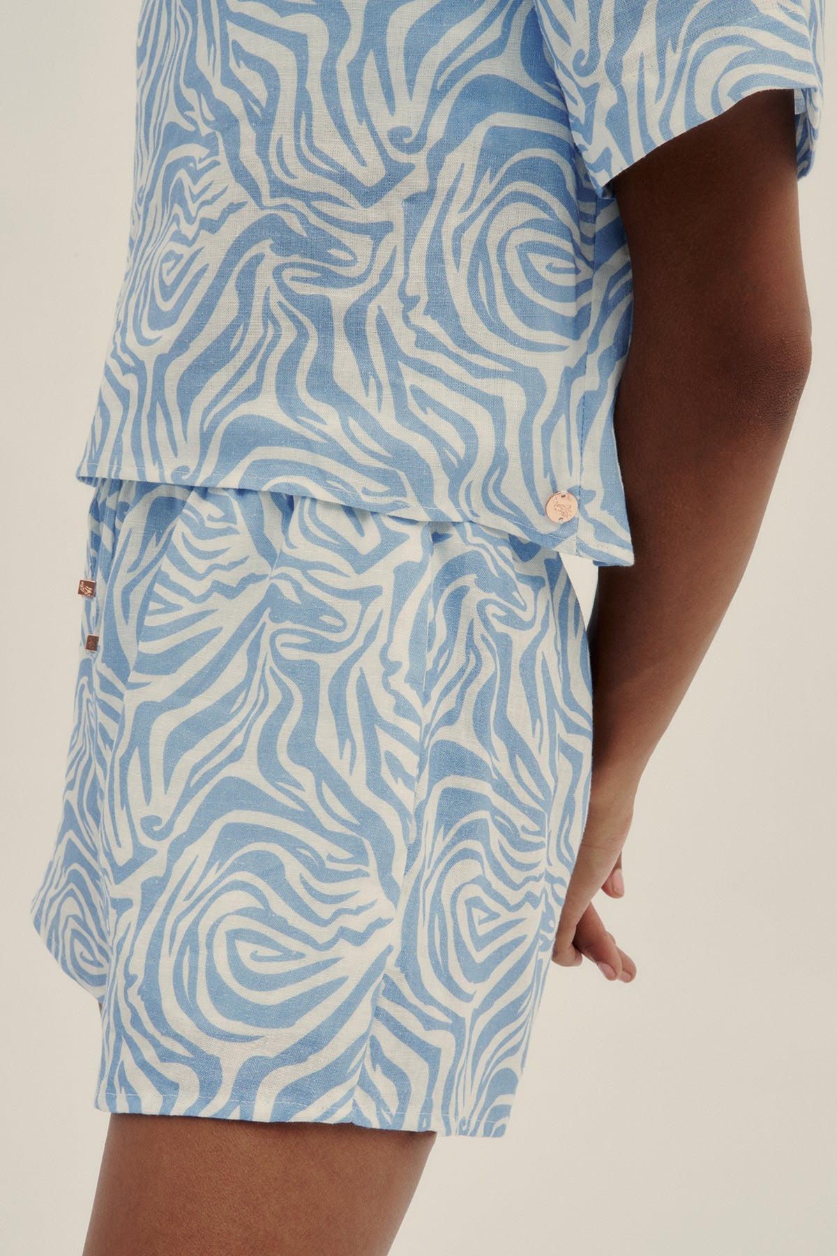 Short Vale Zebra Cielo - Polonio Uruguay